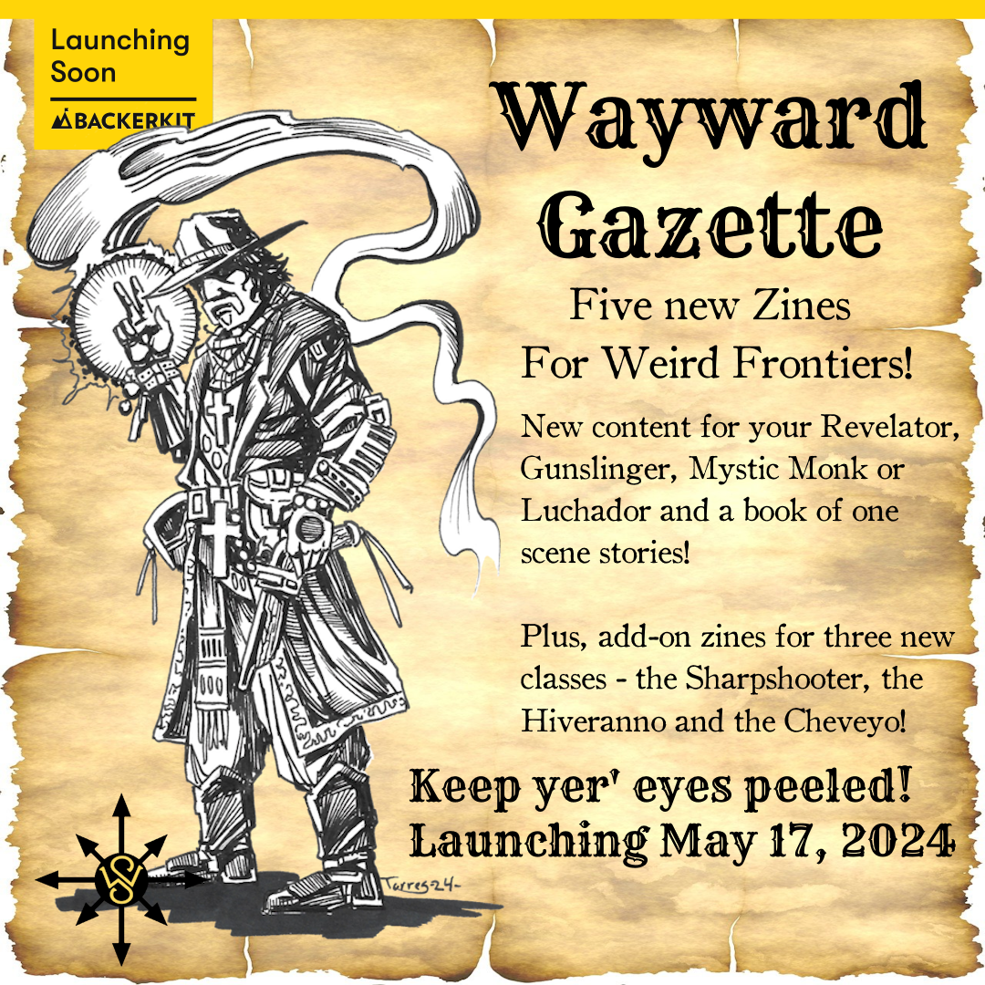 Wayward Gazette Backerkit ad